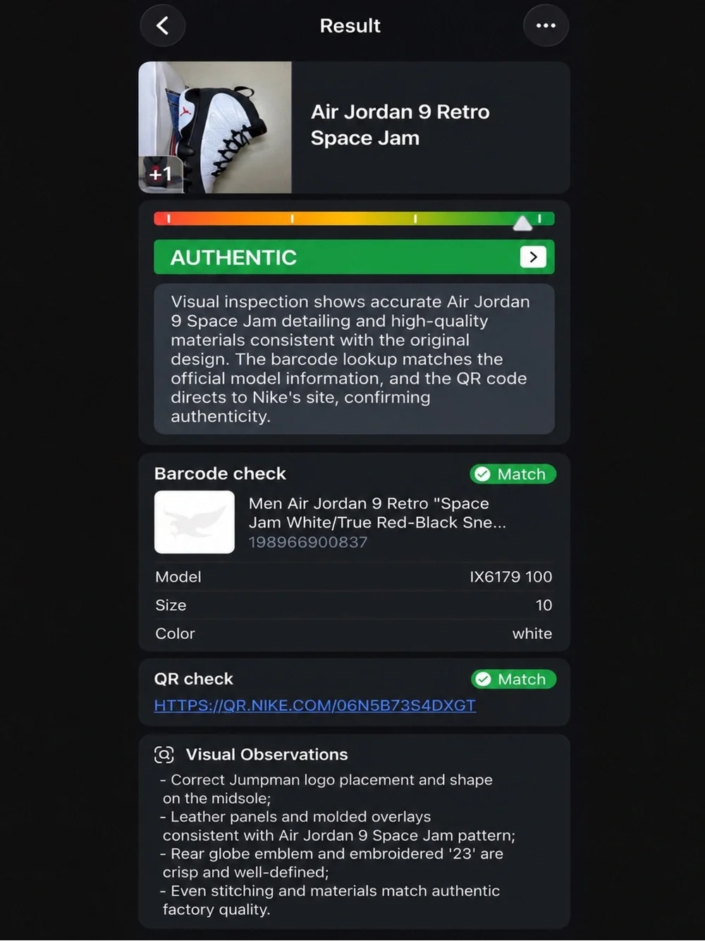 Jordan Retro 9 (30th anniversary) Spaces Jam